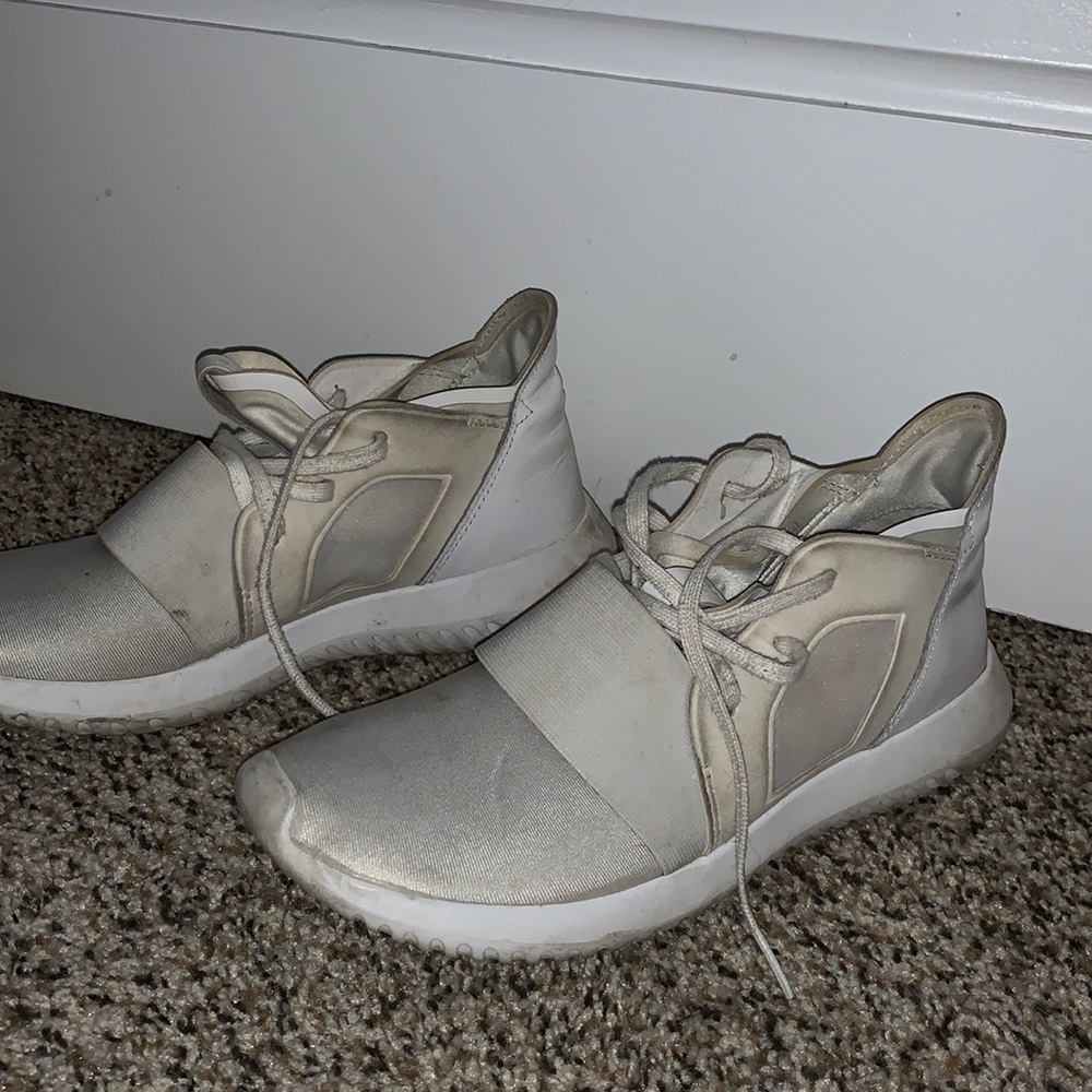 Off white adidas sneakers